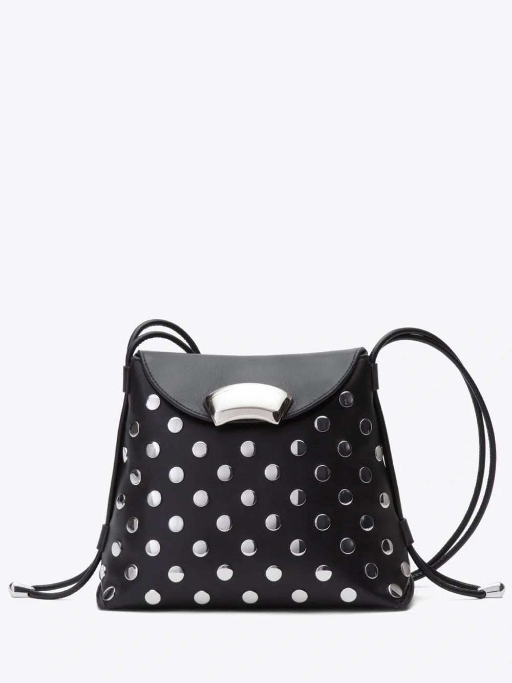 3.1 Phillip Lim ID Petite Soft 100% Lamb Leather Shoulder Bag with Studs